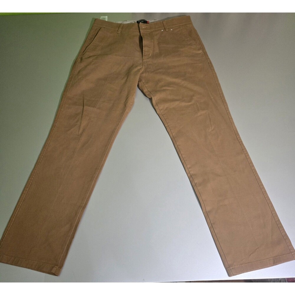 Dockers Smart 360 Flex Men’s Khaki Chino Pants W34 L30 Tan Casual Dress